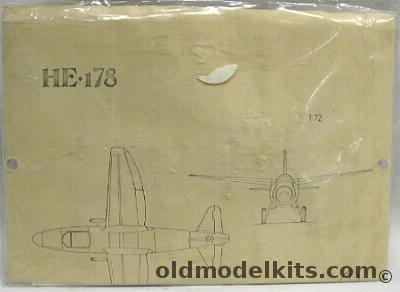 KPM 1/72 Heinkel He-178 plastic model kit